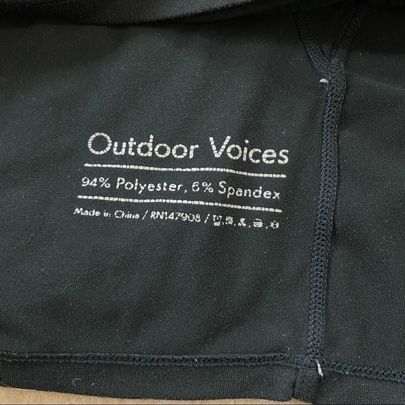 Outdoor Voices Cloudknit All Day Tank Black Medium - Picture 4 of 5
